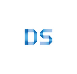 ds initial simple modern blue 