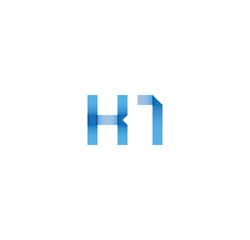k1 initial simple modern blue 