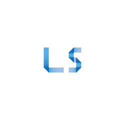 l5 initial simple modern blue 