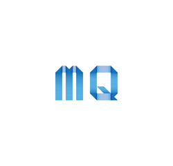 mq initial simple modern blue 