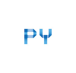 py initial simple modern blue 