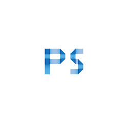 p5 initial simple modern blue 