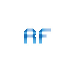 rf initial simple modern blue 