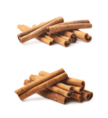 Cinnamon stick isolated