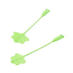 Green fly-swat swatter tool isolated