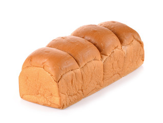 Wheat bread isolated on a white background