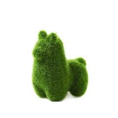 Llama toy Easter decoration isolated