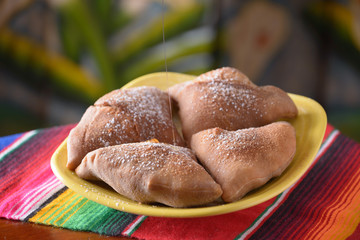 Traditional Mexican food dessert sopapilla