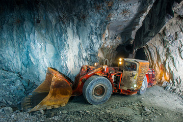 Gold mine tunnel
