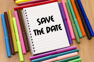 Obraz premium Save the date concept