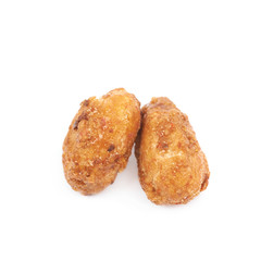 Spice and sugar coated peanut isolated