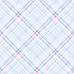 Checkered seamless pattern of interwoven multi-colored thin strips. Motley abstract symmetrical pattern. Template for fabrics, wallpaper. Vector eps10