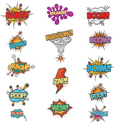 Obraz premium Comic speech