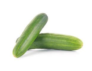 Cucumber isolated on white background