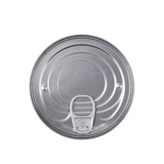 Metal tin can isolated