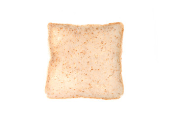 Close-up image of one slice of whole grain bread