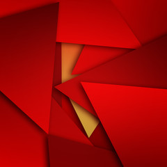  Abstract background with red triangle