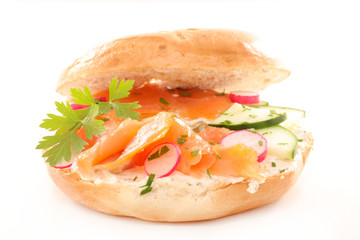 sandwich isolated on white