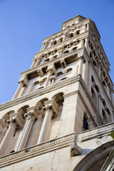 Fototapeta premium Famous tower in Split, Croatia
