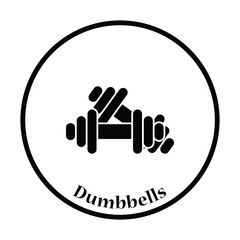 Dumbbell icon