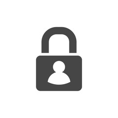 Personal vector icon, User login or authenticate icon