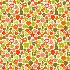 Texture - birds, flowers, butterflies