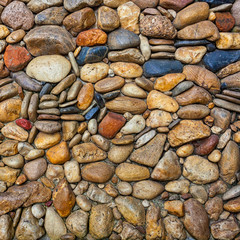 Sea stones pebble texture background