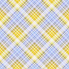 Checkered seamless pattern of interwoven colored thin strips. Motley abstract symmetrical background. Tartan template for fabrics, wallpaper. Vector eps10