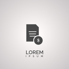 document icon. document logo