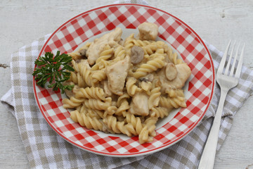 pâtes au poulet 17072016