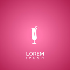 cocktail icon. cocktail logo