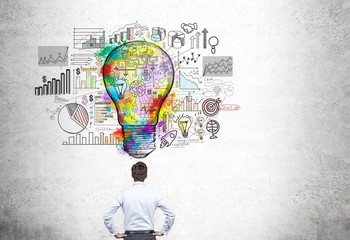 Creative business idea concept