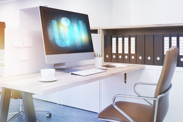 Modern office workplace