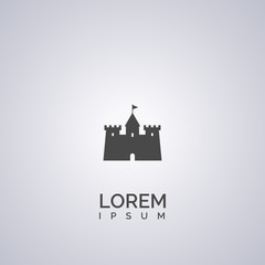 castle icon. castle logo