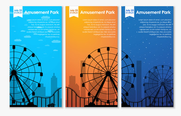 Design amusement park banners