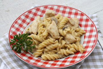 pâtes au poulet 17072016