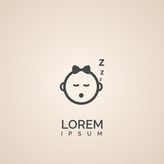 baby icon. baby logo