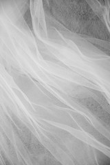 Fototapeta Abstract white and black veil background, vertical image obraz