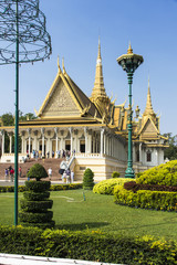 Kambodscha,  Kaiserpalast von Phnom Penh.