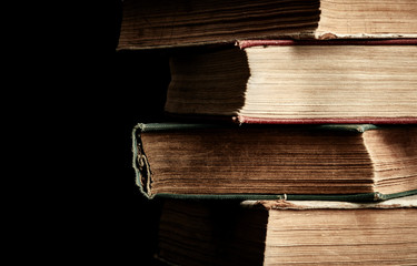 Stack of old books