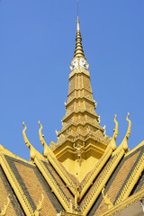 Kambodscha,  Kaiserpalast von Phnom Penh.