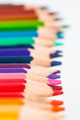 Buntstifte bunt Nahaufnahme Makro