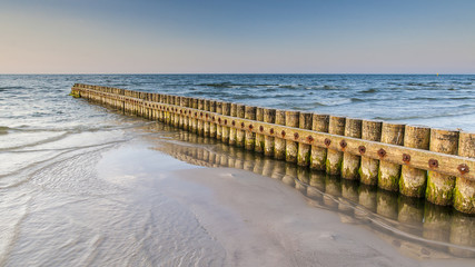Obraz premium beautiful view of Polish Baltic Sea