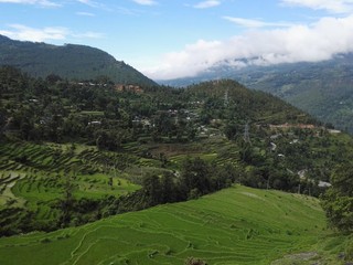 Terraced Hillsides in Nepal