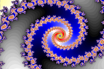 Mandelbrot-Fraktal (Ausschnitt)