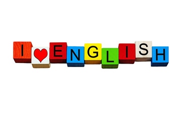 I Love English, for language, English subject teaching, schools
