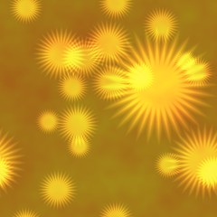 Obraz premium Bokeh yellow sun background