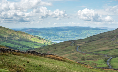 Fototapeta na wymiar Countryside landscape view of England