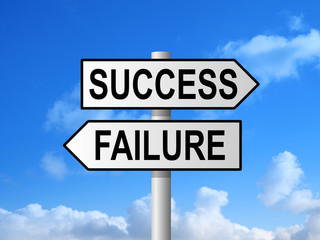 Success Failure Signpost