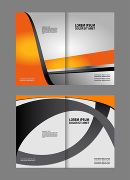 Vector template brochure 
